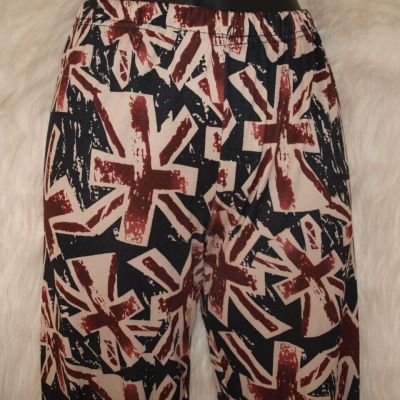 LEGGINGS British Print BY SEXSY FASHION SIZE M USED